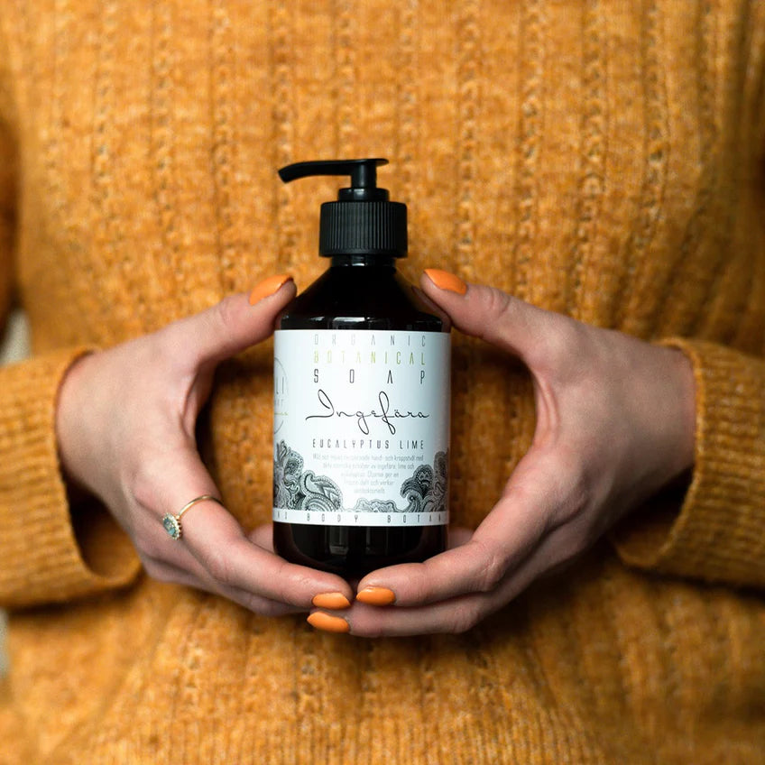 Ekologisk Flytande Pumptvål - Ingefära Eukalyptus Lime