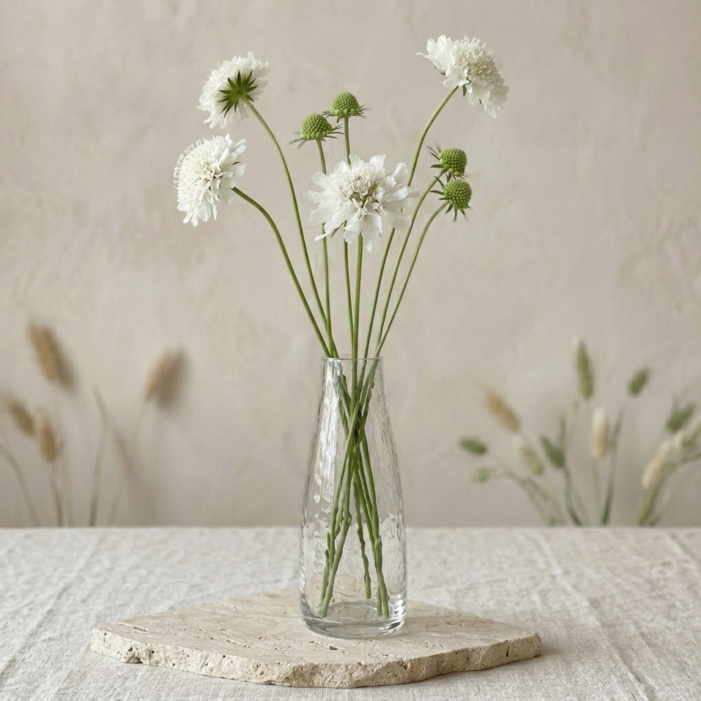 Praktvädd 'Double White'