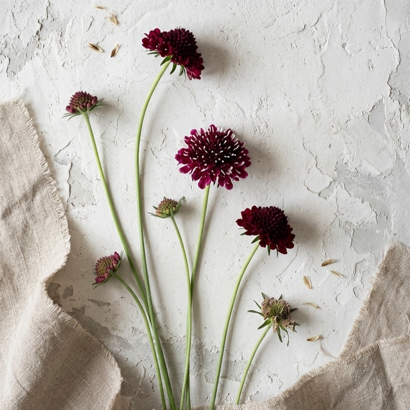 Praktvädd 'QIS Deep Red'