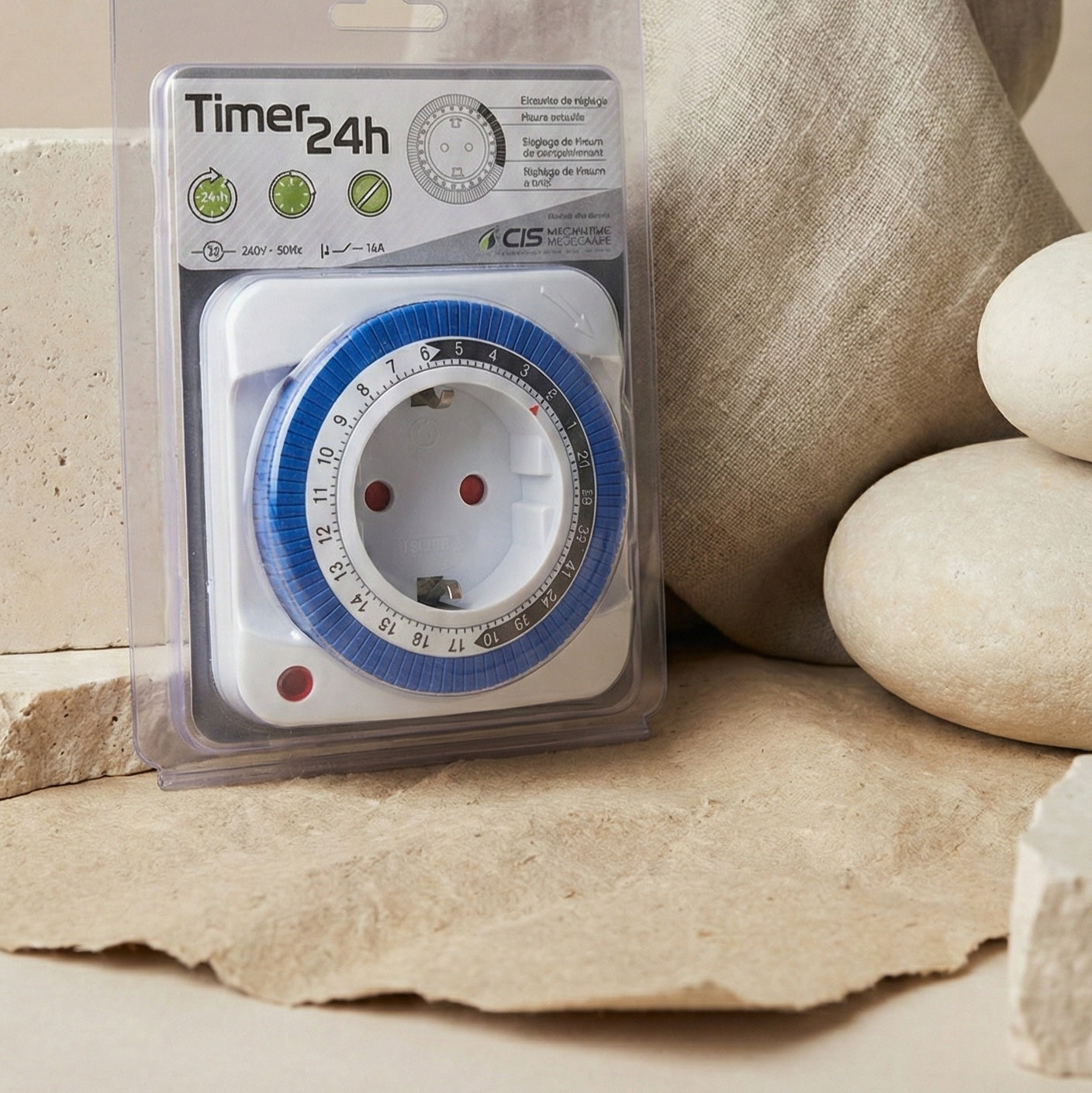 Timer för växtbelysning 16 A - mekanisk