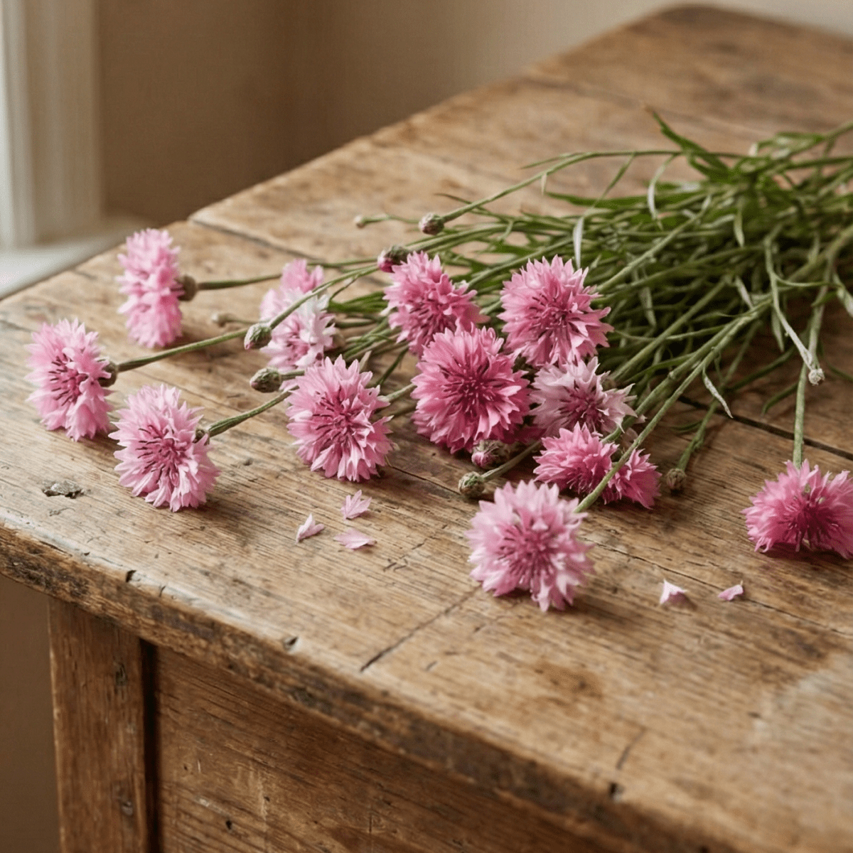 Blåklint 'Pink Ball' – Fröer för snittblomsodling