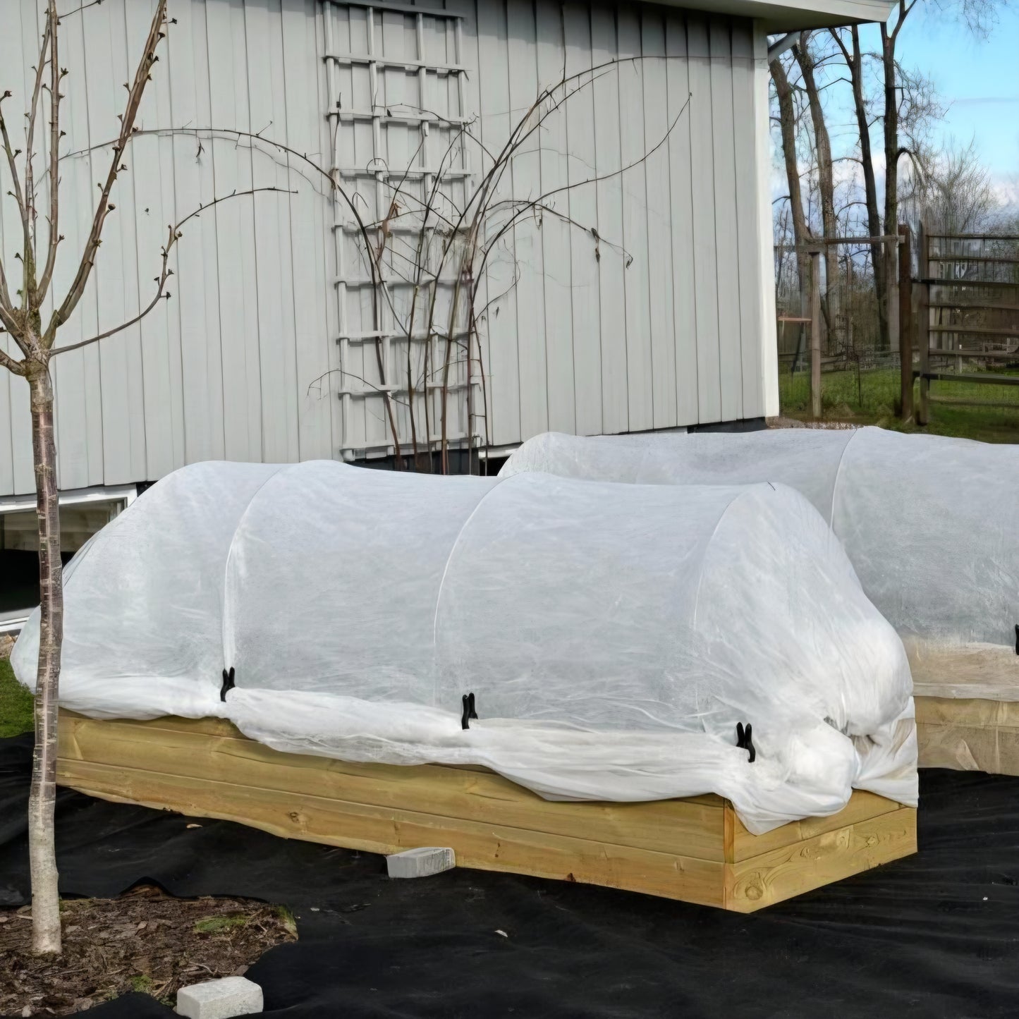 Fiberduk för snittblomsodling