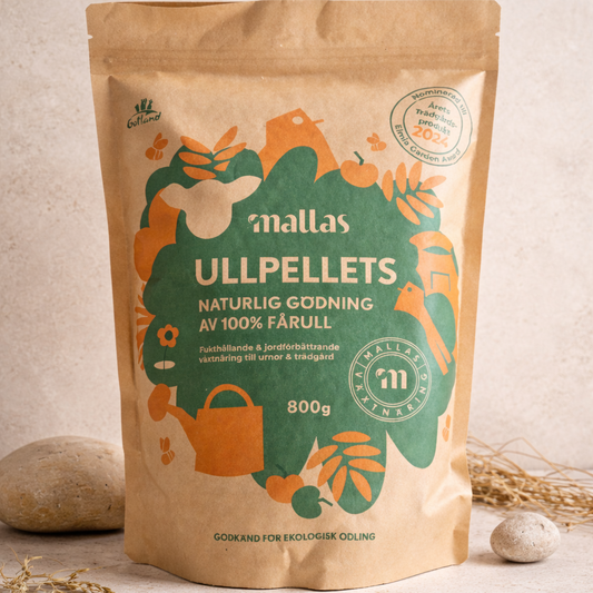 Mallas Ullpellets - naturlig fårullsgödsel