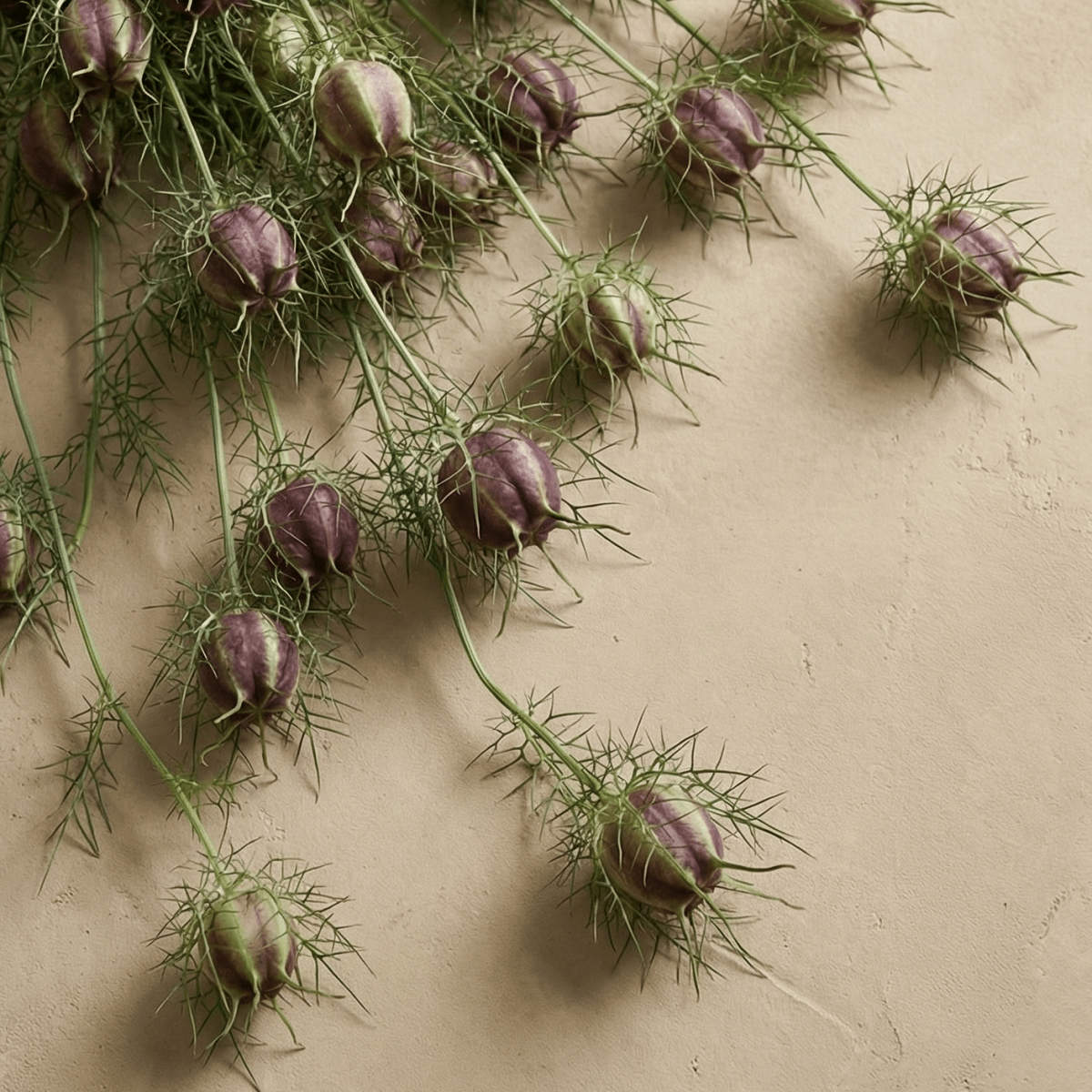 Jungfrun i det gröna 'Albion Black Pod' – Fröer för snittblomsodling