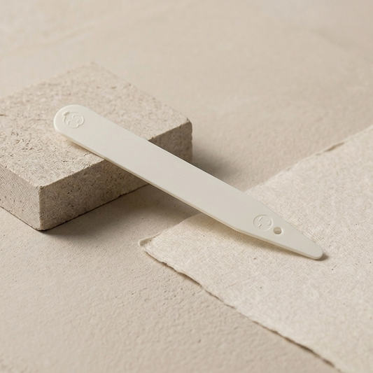 Sticketikett plast 10 cm vit