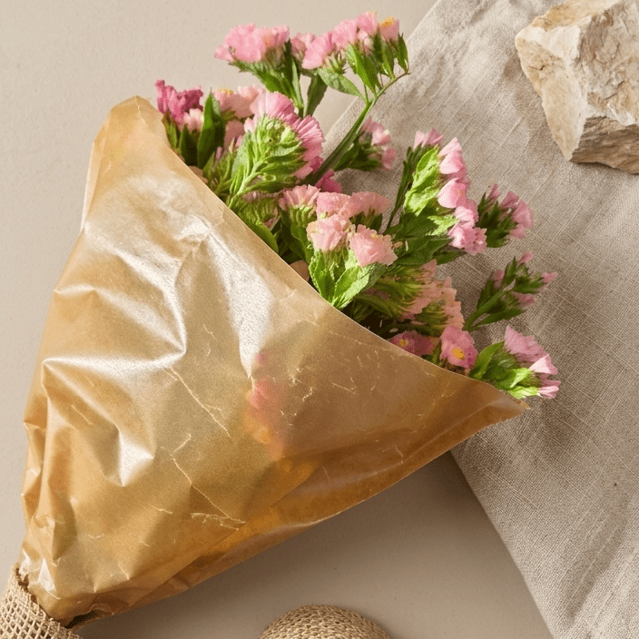 Blomstrut i vaxat kraftpapper – Tillbehör för snittblomsodling